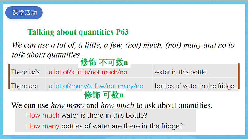 沪教牛津版(六三制)英语七下Unit 5 《water 》Grammar 1+Grammar 2 课件第8页