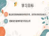 【核心素养目标】济南版初中生物七年级下册3.1.4《植物通过呼吸作用为生命活动提供能量》课件
