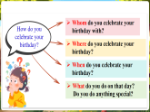 【新課標(biāo)優(yōu)質(zhì)課】人教版英語(yǔ)七年級(jí)上冊(cè)Unit7 Happy Birthday! SectionB 1a-1d優(yōu)質(zhì)課件+素材包