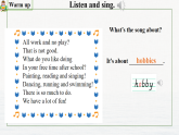 外研版三年級起點小學英語三年級下冊 Unit4 What's your hobby第1課時課件+教案