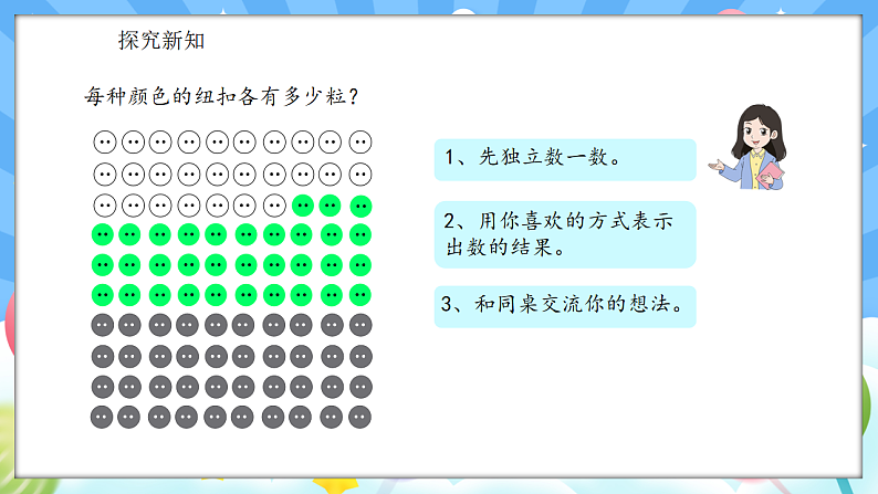 人教版(2024)数学一年级下册 3.2 读数、写数(课件）第5页