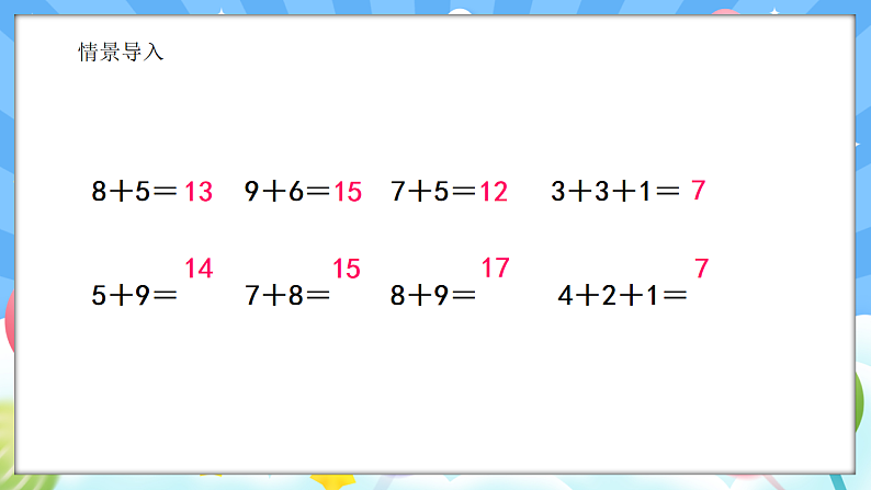 人教版(2024)数学一年级下册 5.2 两位数加一位数、两位数（进位）(课件）第3页