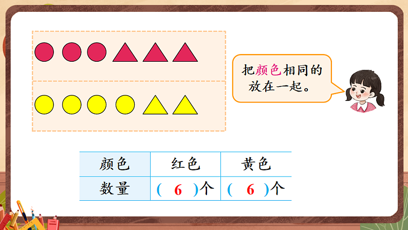 西师大2024数学一年级数学下册 第五单元 .第一课时 分类(1) PPT课件第6页
