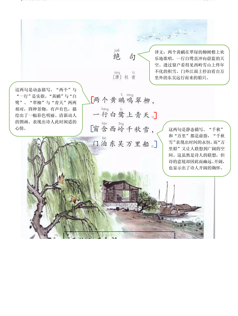 部编版小学语文二年级下册第六单元【课堂笔记】第3页