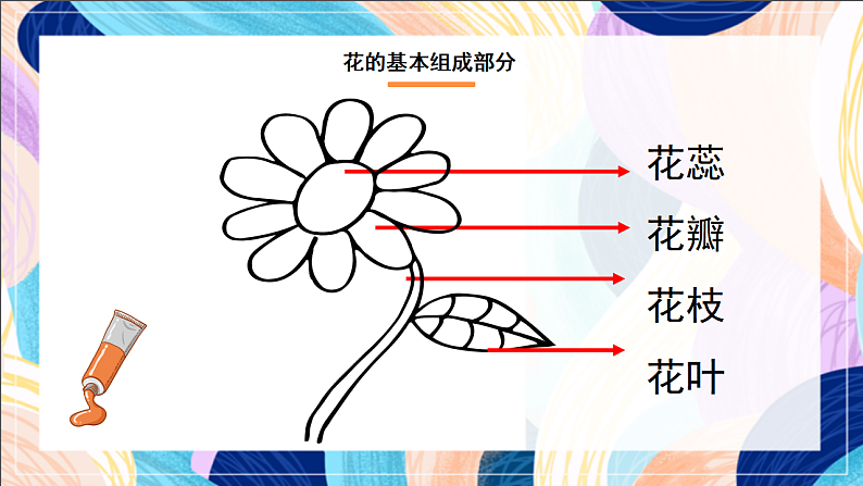 桂美版美术一下 3《五彩缤纷的花朵》课件第3页