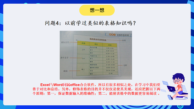 安徽版信息技术七下 第四单元 活动三《美化修饰小账本》课件第5页