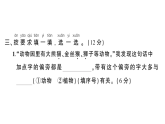 小學(xué)語文新部編版一年級(jí)下冊(cè)第七單元綜合訓(xùn)練課件2025春