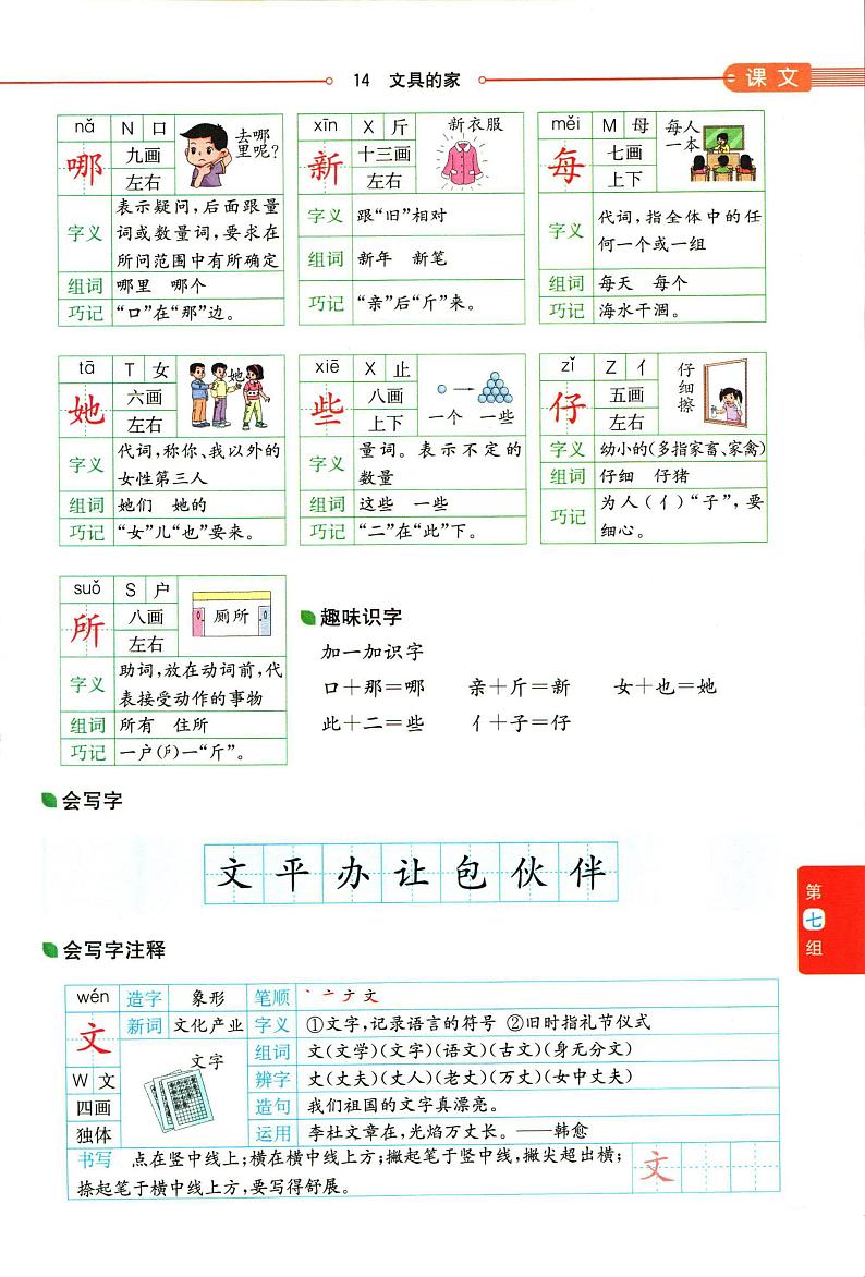 部编版小学语文一年级下册第七单元【教材全解】第3页