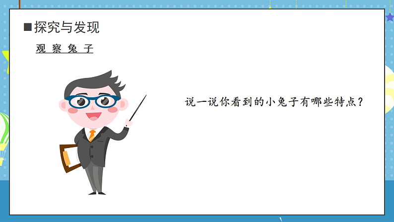 大象版小学科学一年级上册     1.观察兔子   课件第8页