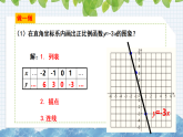 10.2一次函数和它的图象（第2课时　画一次函数的图象）课件2024-2025学年青岛版八年级数学下册
