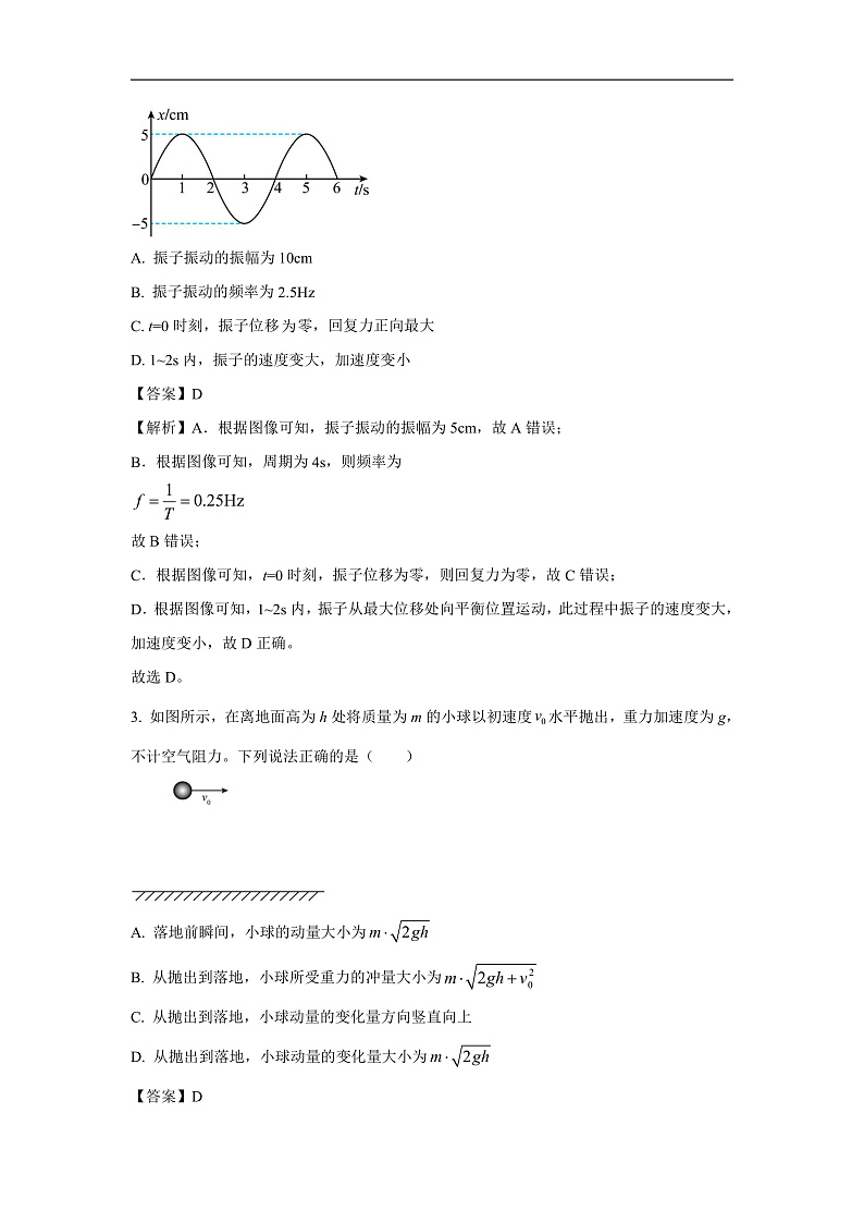山东省济宁市2024-2025学年高二上学期12月联考物理试卷（解析版）第2页