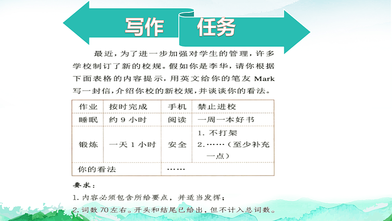 人教版（2024）七年级下册英语期末作文复习课件第8页