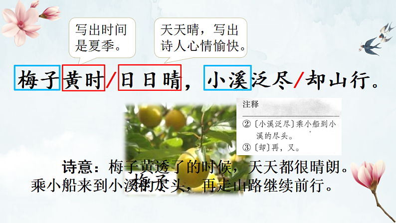 统编版小学语文三年级下册第一单元 1《古诗三首》课件（第二课时）第7页