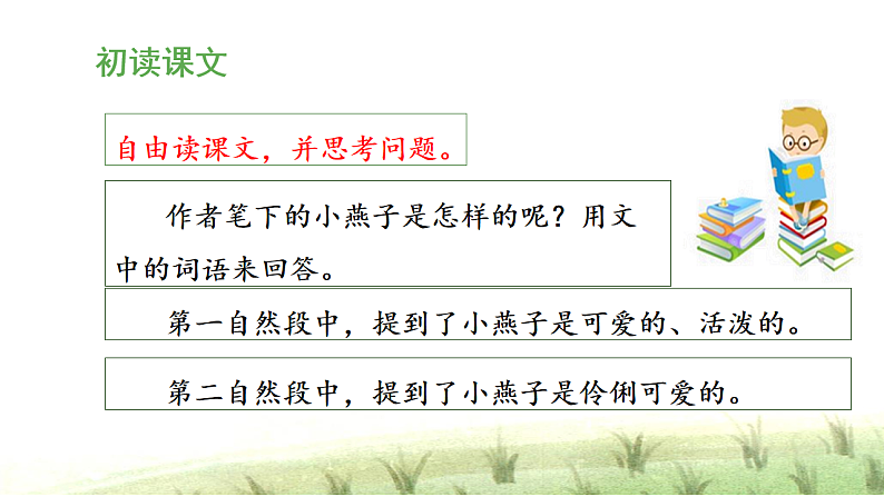 统编版小学语文三年级下册第一单元 2《燕子》 课件（第一课时）第4页