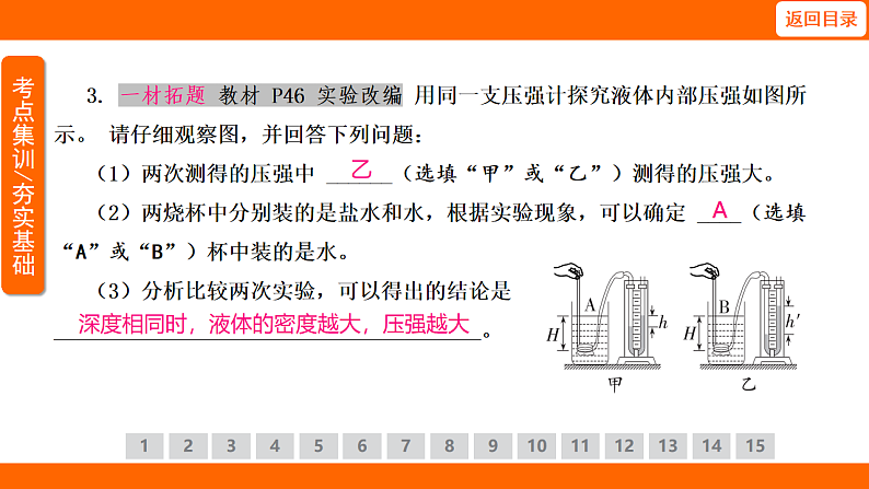 9.2.1液体压强的特点（课件）人教版物理八年级下册第6页