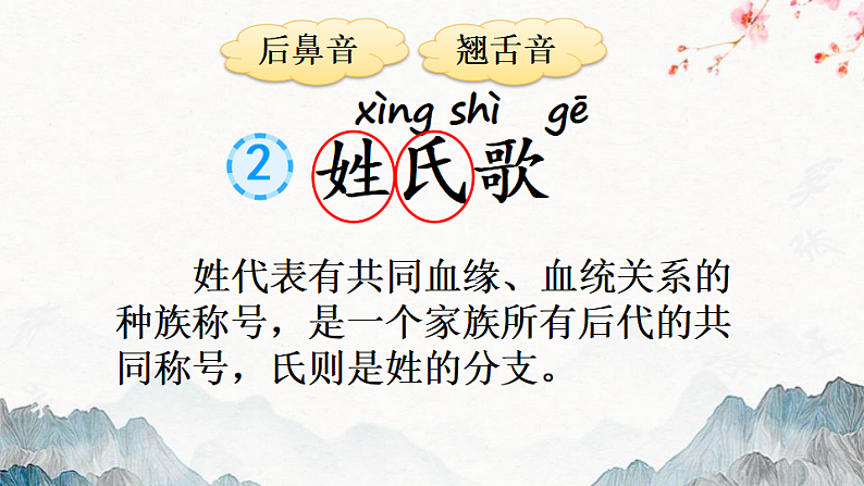 人教版（2024）一年级语文下册识字2姓氏歌第1课时课件第3页