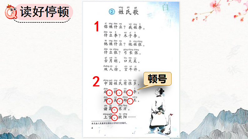 人教版（2024）一年级语文下册识字2姓氏歌第1课时课件第8页