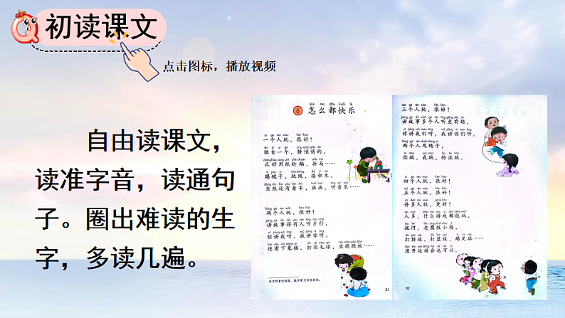 人教版（2024）一年级语文下册6怎么都快乐第1课时课件第4页