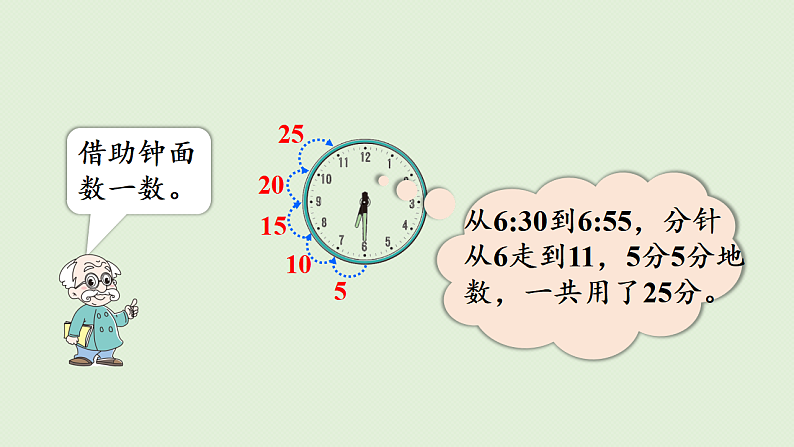 2025春北师大版数学二年级下册  七  时、分、秒 第3节  淘气的作息时间课件第6页