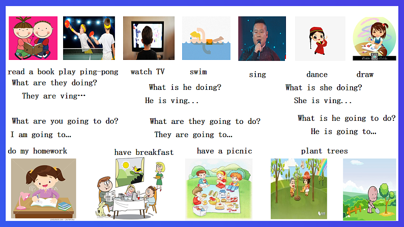 川教版（三起点）英语五下 Unit 1 Lesson 1《Planting trees Let’s learn》课件第3页