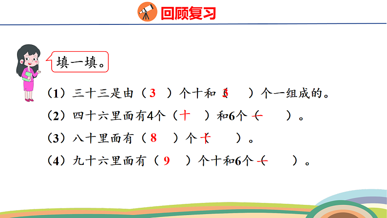 人教（2024）数学一下课件 第三单元 第三课时 认识100第4页