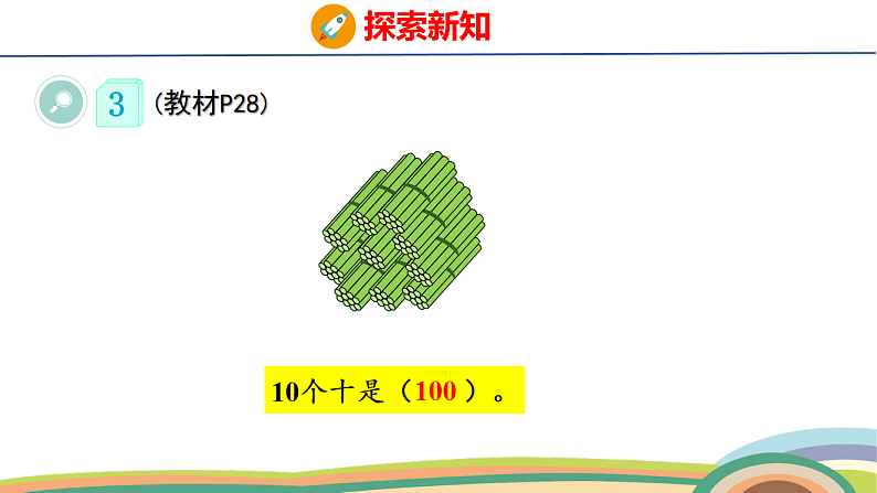 人教（2024）数学一下课件 第三单元 第三课时 认识100第8页