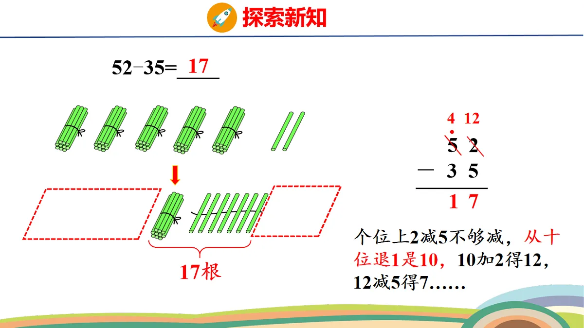 人教（2024）数学一下课件 第五单元 笔算减法 第一课时第6页