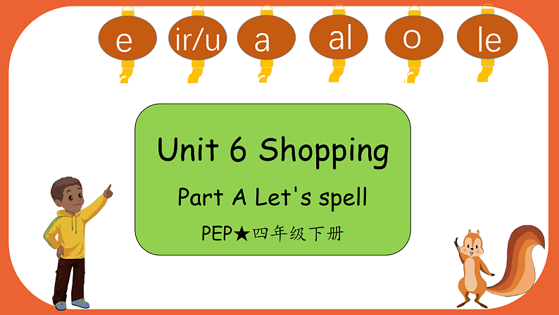 Unit6 第3课时（教学课件）Part A Let's  spell第1页