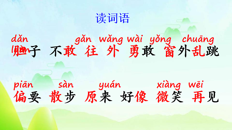 人教版（2024）一年级语文下册8夜色第1课时课件第6页