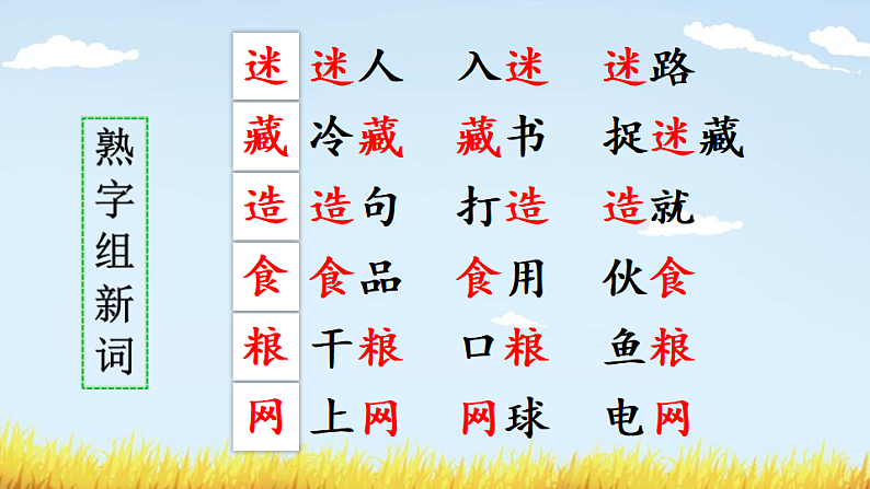 人教版（2024）一年级语文下册识字5动物儿歌第1课时课件第7页