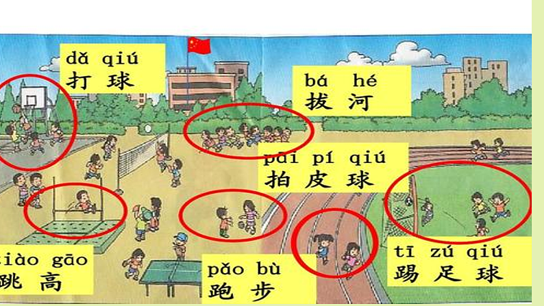 人教版（2024）一年级语文下册识字7操场上ppt课件第5页