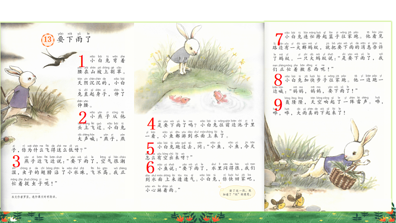 人教版（2024）一年级语文下册13要下雨了ppt课件第3页
