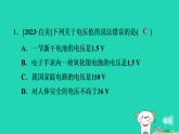 2024九年級物理上冊第十二章電壓和電阻章末練習(xí)習(xí)題課件魯科版五四制