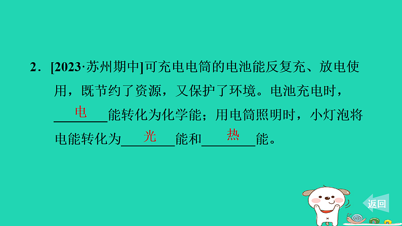 2024九年级物理上册第十四章电功率14.1电能习题课件鲁科版五四制第3页