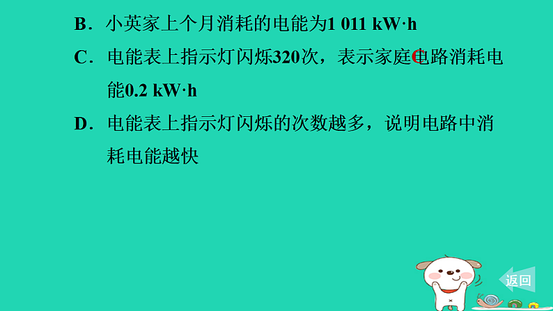 2024九年级物理上册第十四章电功率章末复习习题课件鲁科版五四制第3页