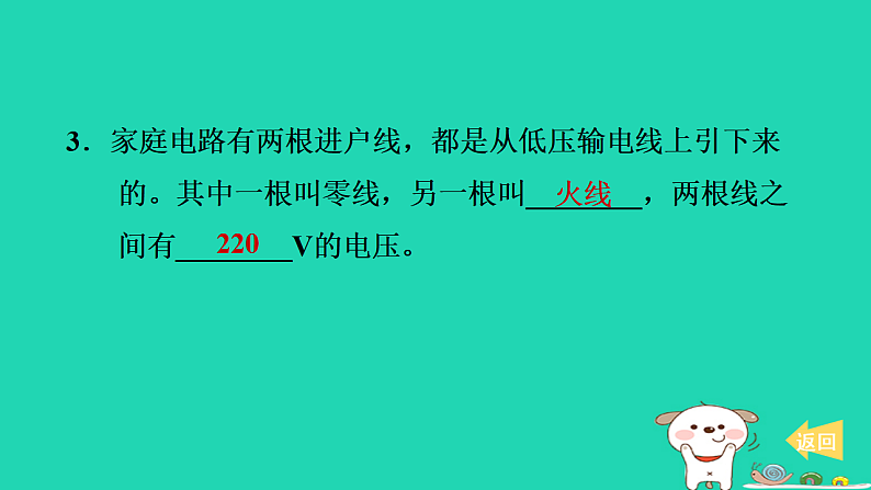2024九年级物理上册第十五章安全用电15.1家庭电路习题课件鲁科版五四制第5页