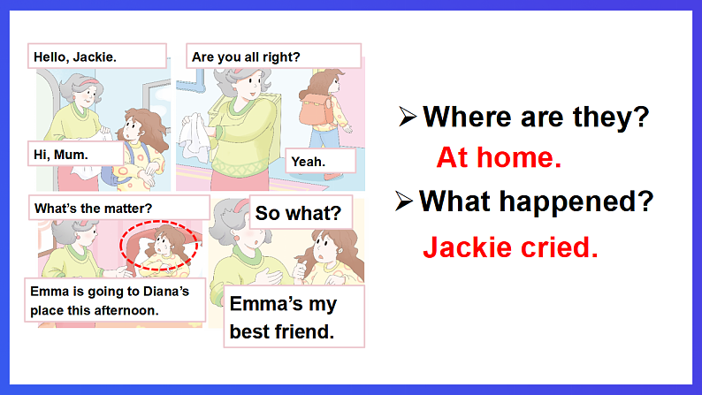 外研剑桥版英语四下 Unit 2《Friends》第5课时（Part 7）课件第8页