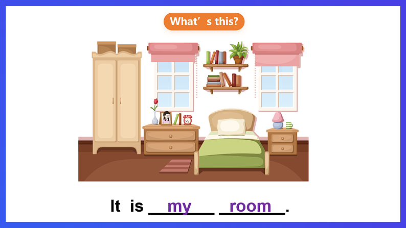 外研剑桥版英语四下 Unit 4《My room》第1课时 (Parts 1a & 1b)课件第4页