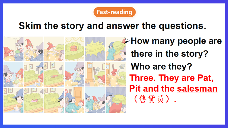 外研剑桥版英语四下 Unit 4《My room》第5课时 (Part 7)课件第6页