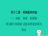 2024九年級(jí)物理全冊(cè)第十二章機(jī)械能和內(nèi)能1動(dòng)能勢(shì)能機(jī)械能第2課時(shí)機(jī)械能動(dòng)能和勢(shì)能的相互轉(zhuǎn)化習(xí)題課件新版蘇科版