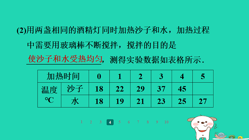 2024九年级物理全册第十二章机械能和内能3物质的比热容第1课时认识比热容习题课件新版苏科版第8页