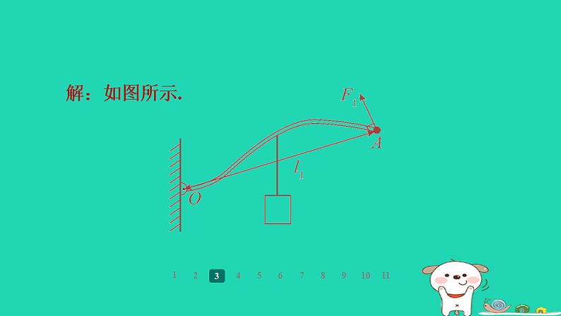 2024九年级物理全册第十一章简单机械和功专题训练(一)杠杆滑轮作图习题课件新版苏科版第7页