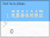 教科版科学一年级下册1.1《观察物体的特征》课件