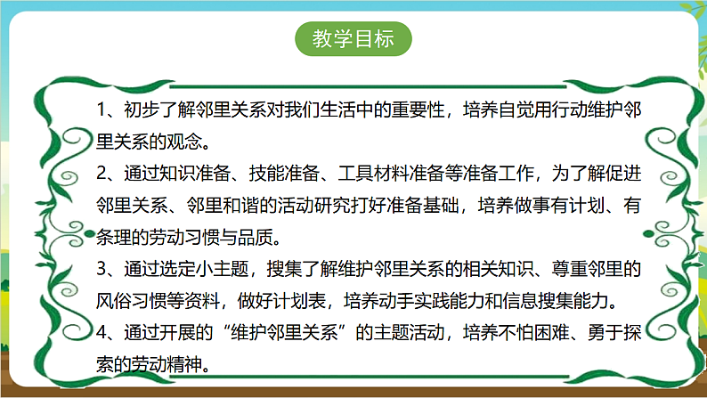 广州版八年级劳技上册 主题三《邻里关系我维护》（第一课时）课件第3页