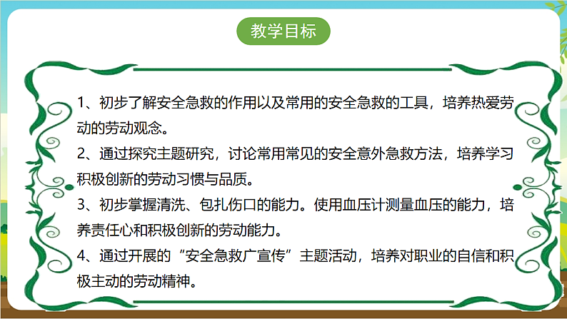广州版八年级劳技下册 主题二《安全急救广宣传》（第一课时）课件第3页