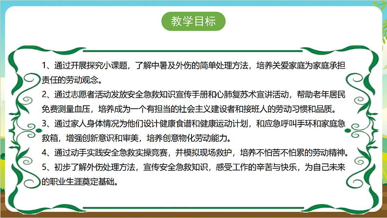 广州版八年级劳技下册 主题二《安全急救广宣传》（第二课时）课件第3页