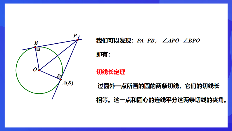 华师大版数学九年级下册27.2.4《切线（2）》课件第5页