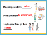 Unit 9 I go there by bus 第2課時 (D, E & G)（課件+素材）-2024-2025學年湘少版（三起）英語三年級下冊