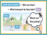 Unit 9 I go there by bus 第3課時 Parts (E, H & J)（課件+素材）-2024-2025學年湘少版（三起）英語三年級下冊