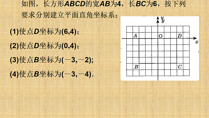 9.1.2用坐标表示简单几何图形复习 课件人教版七年级数学下册第3页